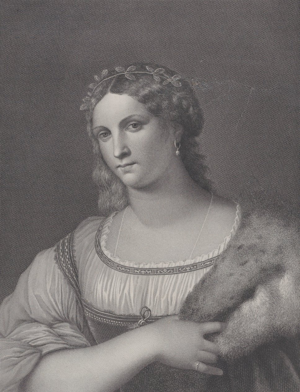 La Fornarina, 1814 by Raphael Morghen