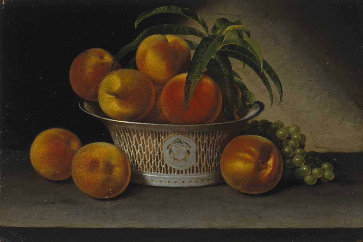 Şeftali ile Natürmort by Raphaelle Peale