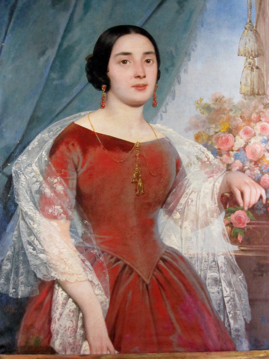 Bayan Luisa Recabarren by Raymond Auguste Quinsac Monvoisin
