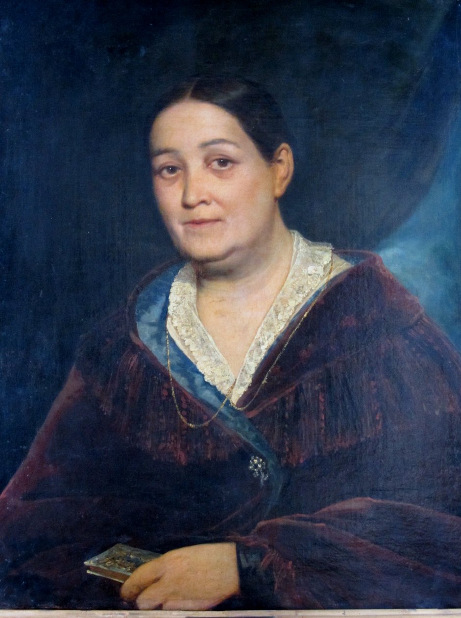 Bayan Nicolasa Garmendía ve Aguirre de Orrego by Raymond Auguste Quinsac Monvoisin