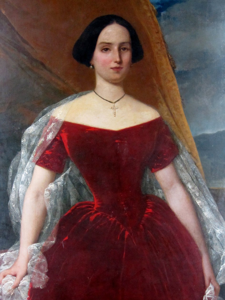 Rahibe Garcia-Huidobro Luco (detay) by Raymond Auguste Quinsac Monvoisin