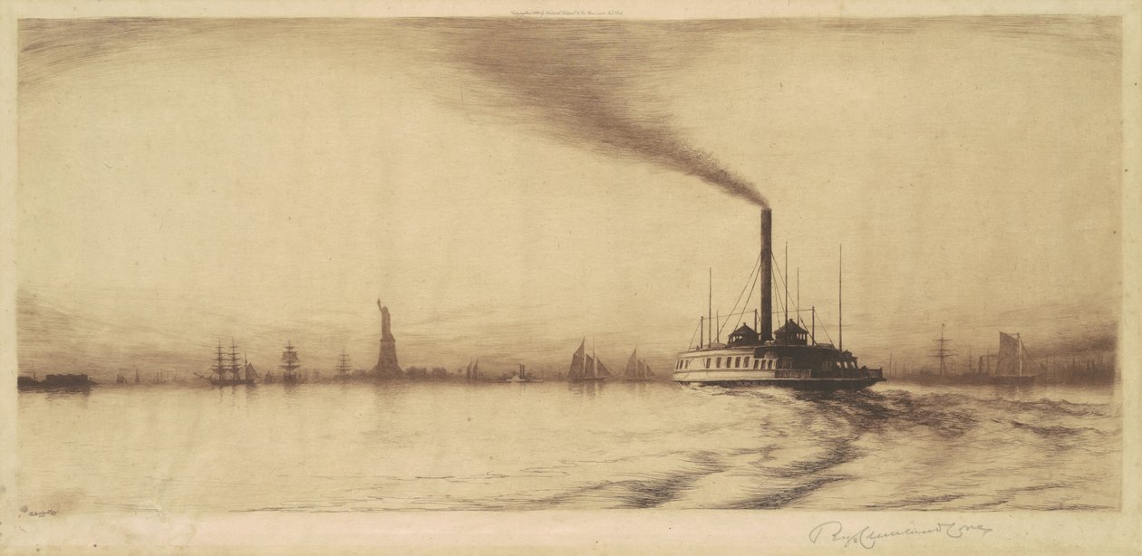New York Limanı by Reginald Cleveland Coxe