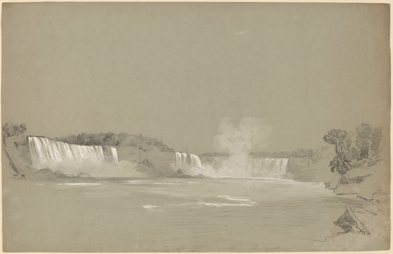 Niagara Şelaleleri by Regis Francois Gignoux