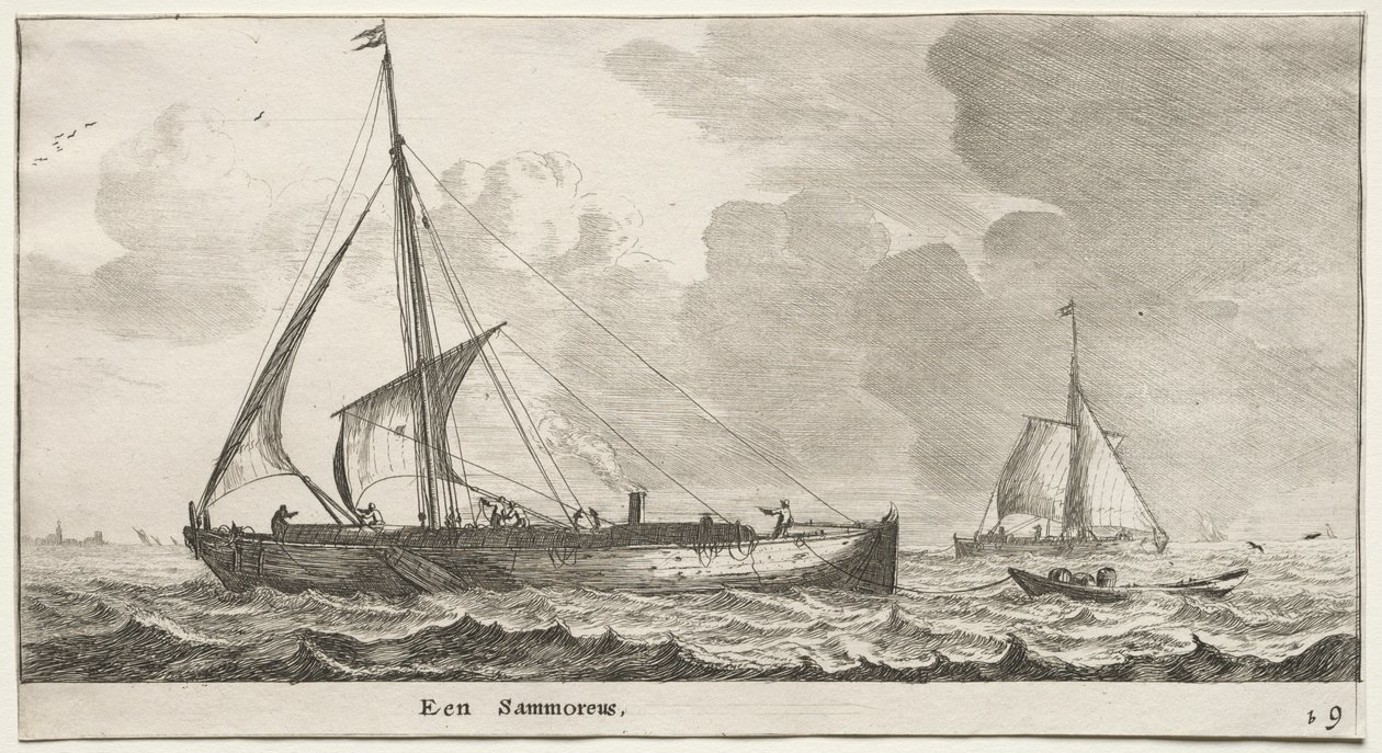 Amsterdam Gemileri: Bir Tüccar. by Reinier Nooms