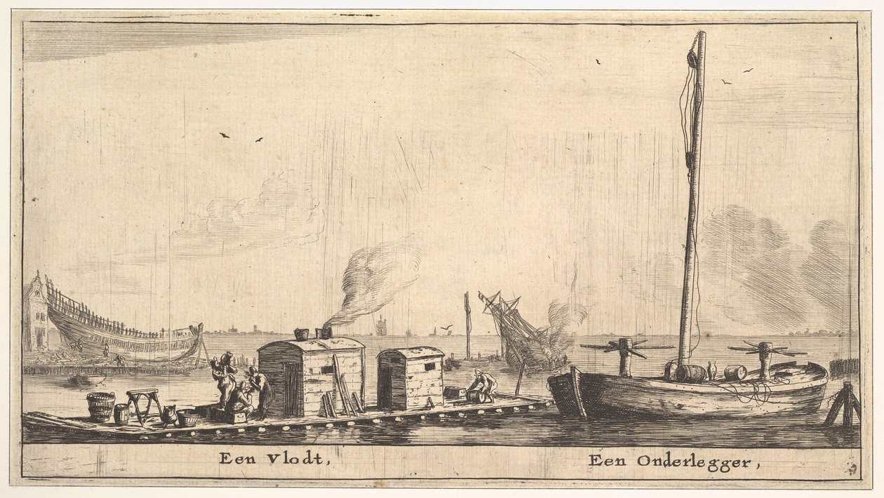 Bir Sal ve Bir Önderlegger, 17. yüzyıl. by Reinier Zeeman