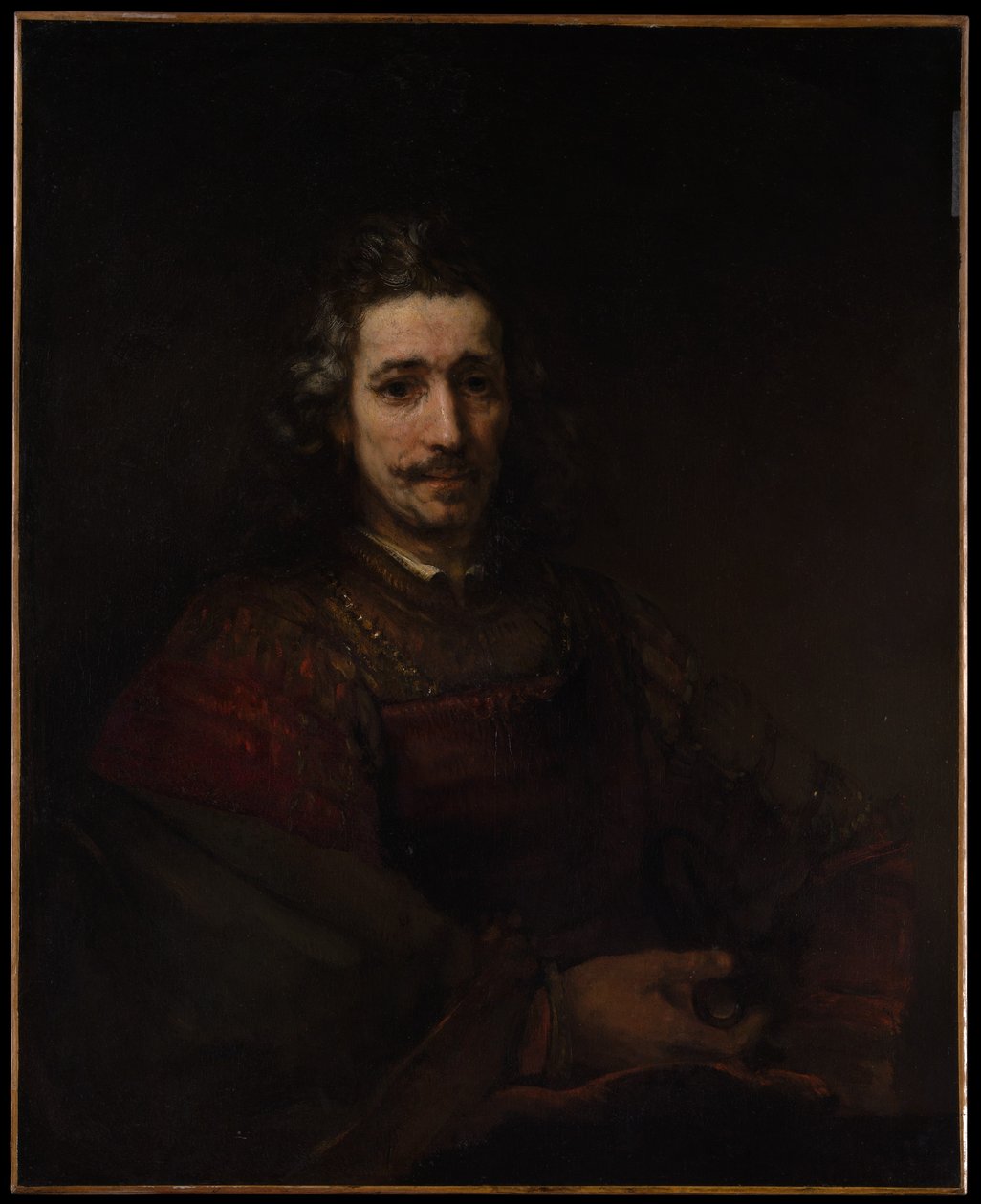 Büyüteçli adam by Rembrandt van Rijn
