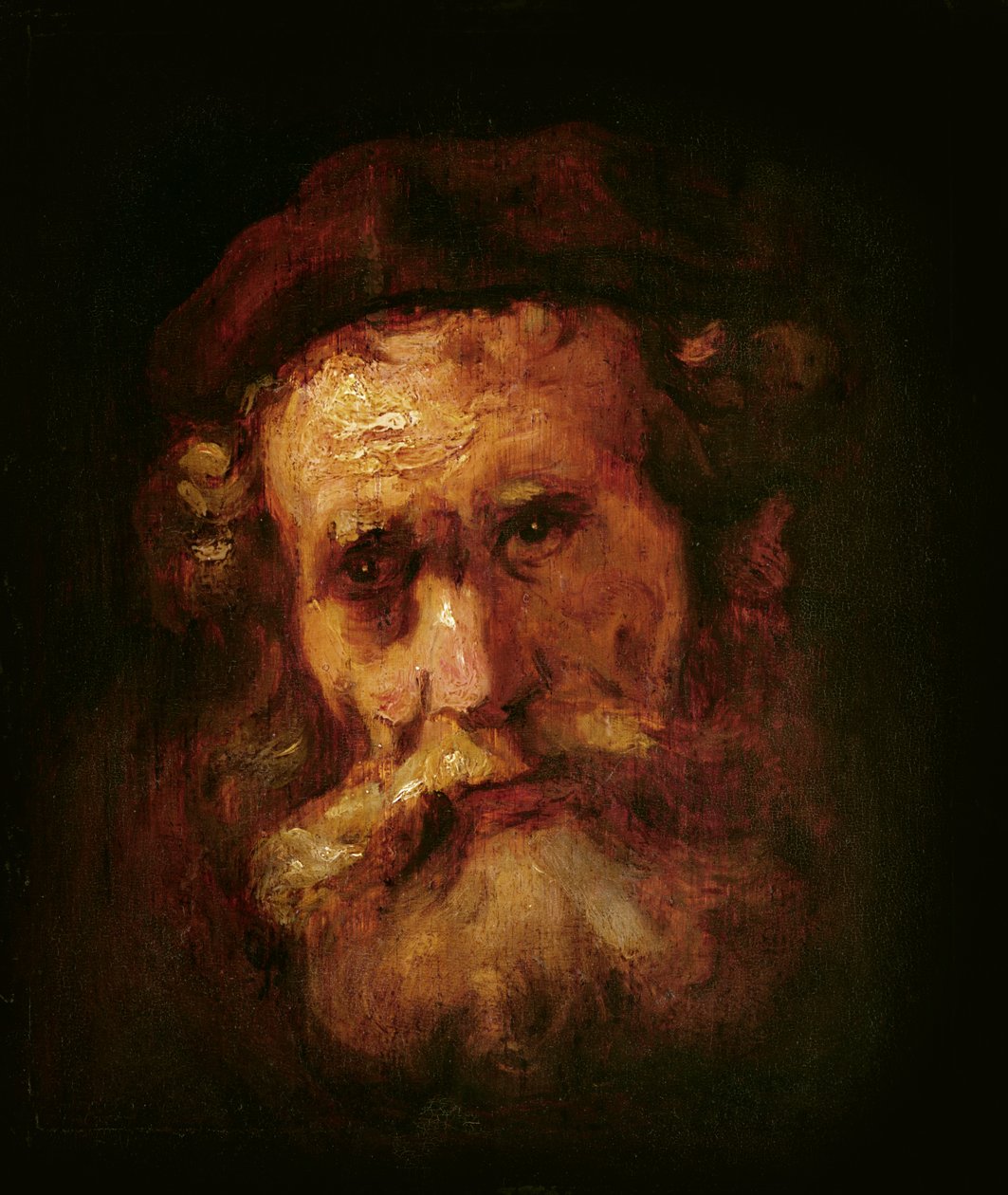 Bir Haham by Rembrandt van Rijn