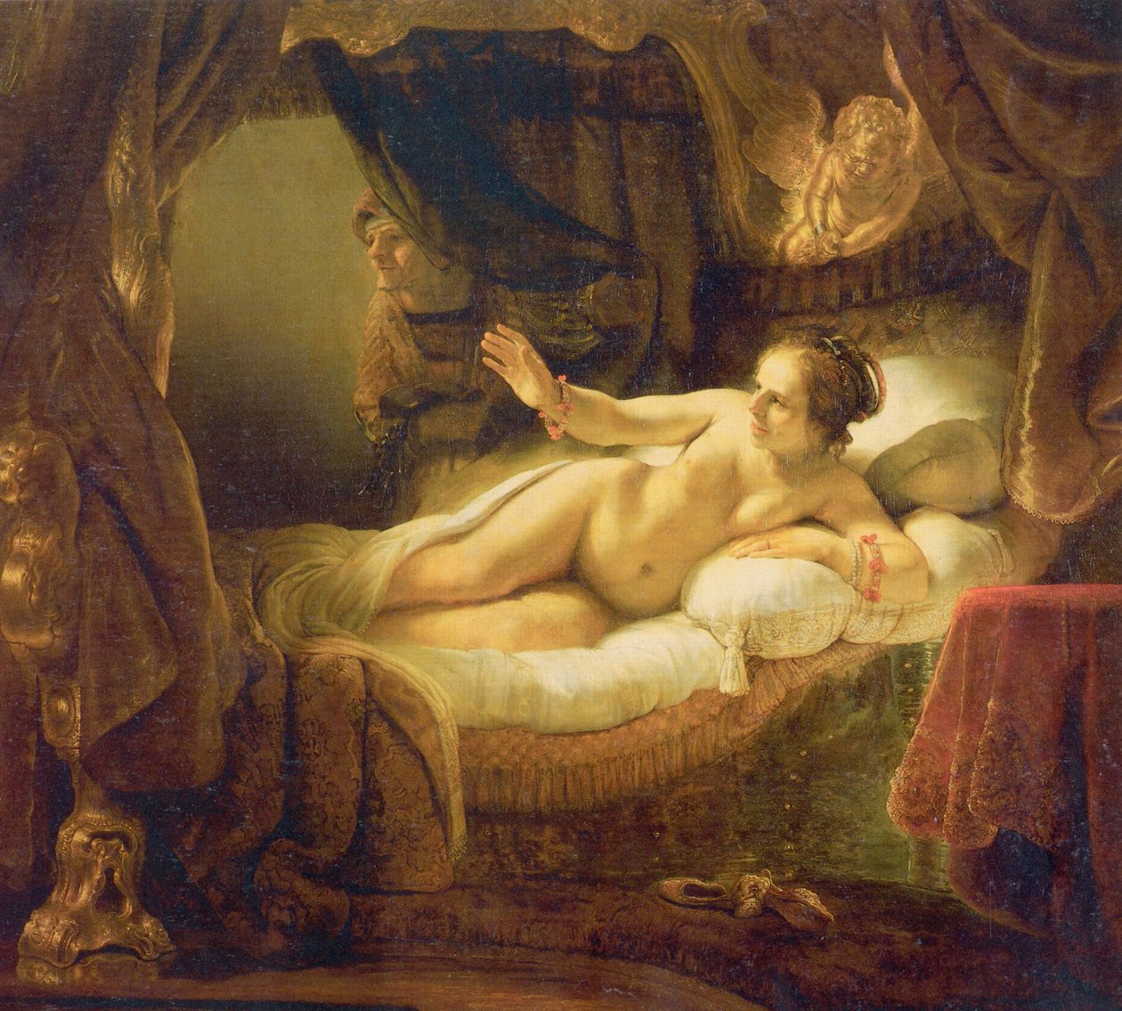 Danae by Rembrandt van Rijn