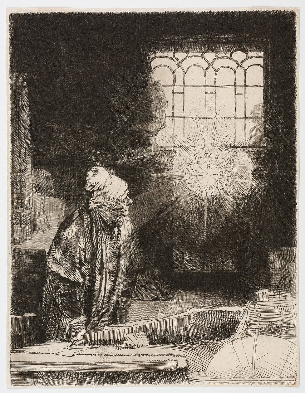 Doktor Faustus by Rembrandt Harmensz. van Rijn