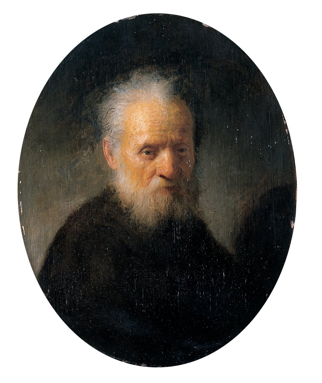 sakallı yaşlı adam by Rembrandt van Rijn