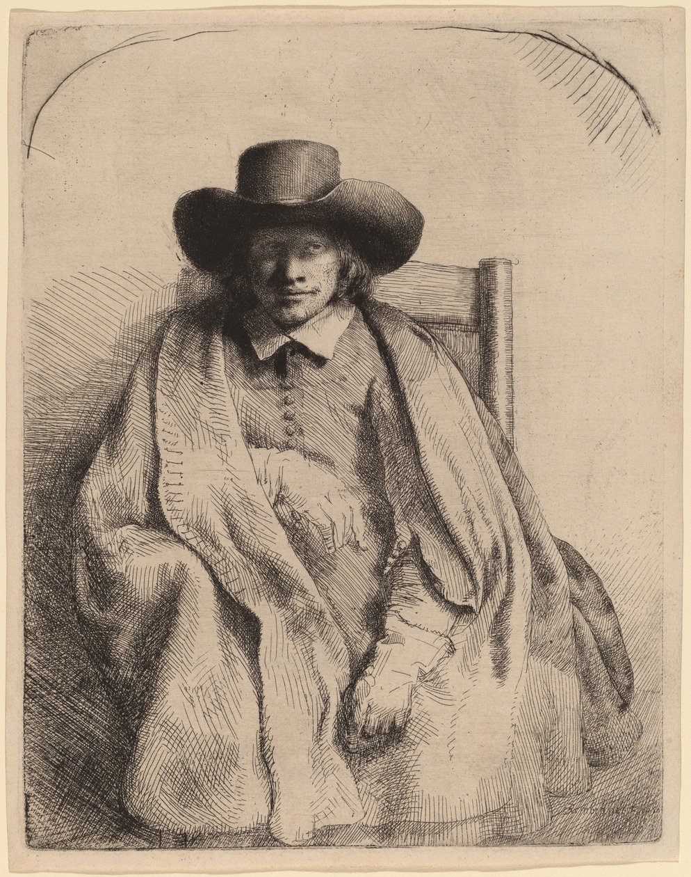 Clement de Jonghe by Rembrandt van Rijn