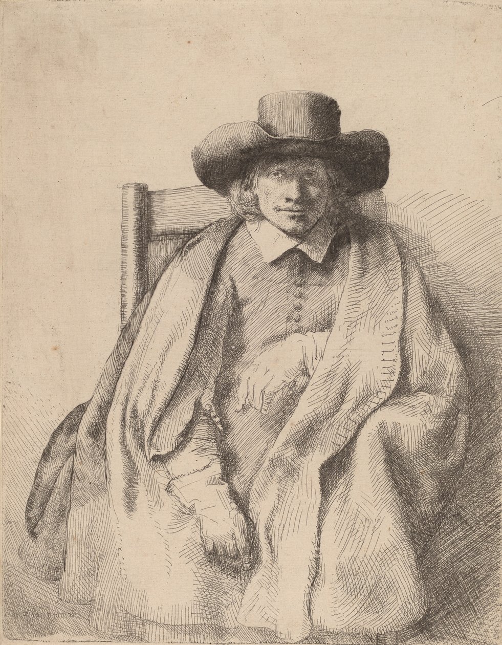 Clement de Jonghe, 1651. by Rembrandt van Rijn