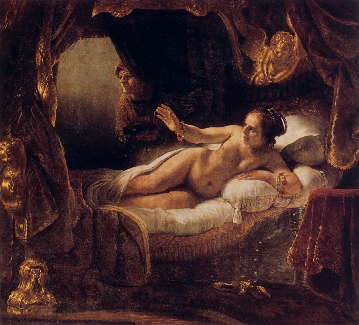 Danae, 1636 by Rembrandt van Rijn