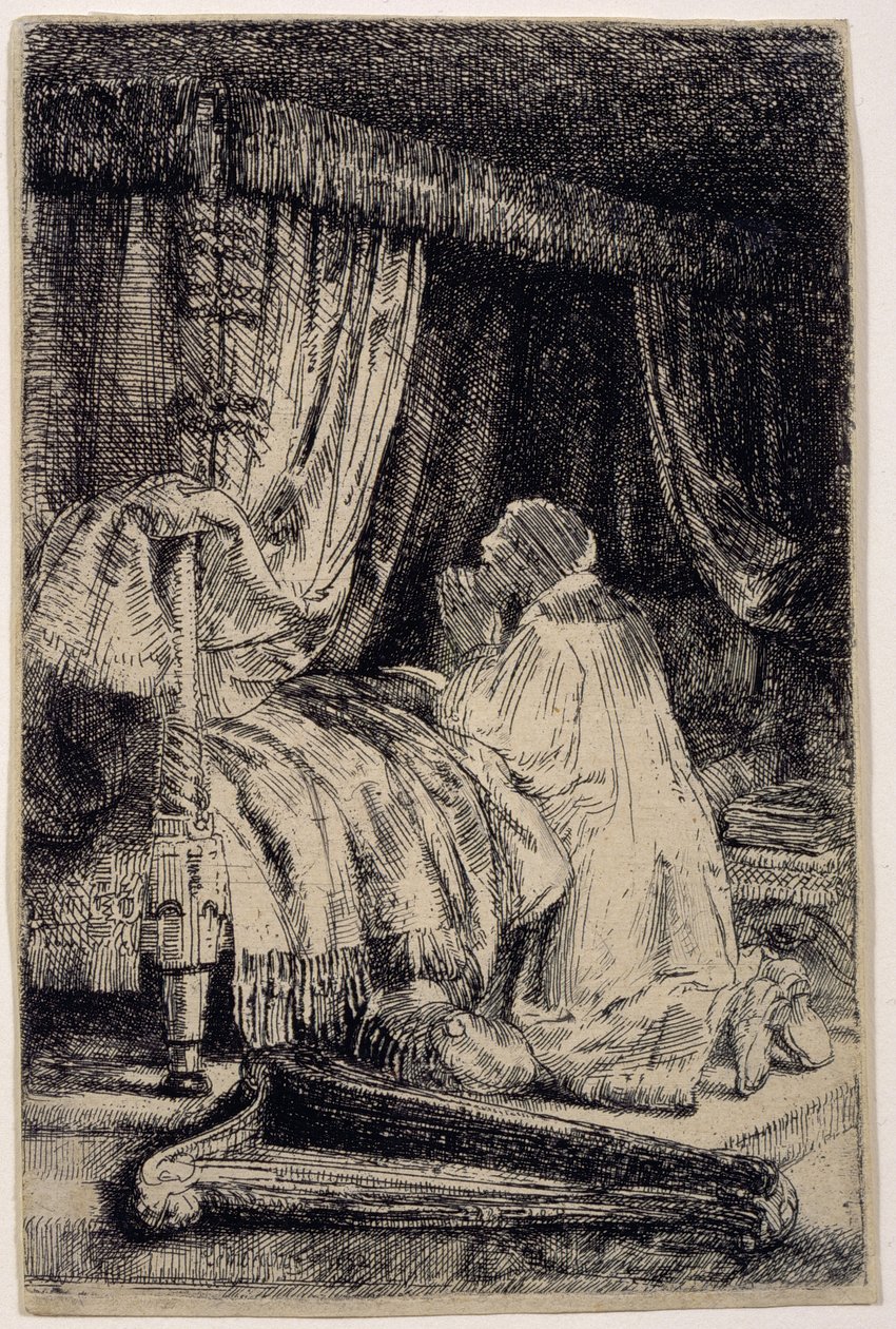 dua eden davut by Rembrandt van Rijn