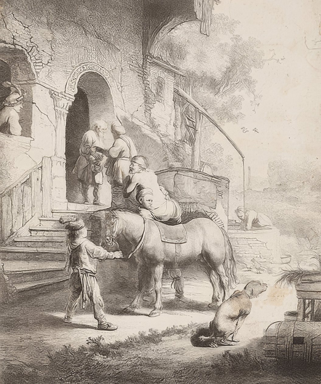 İyi Samiriyeli. 1633 by Rembrandt van Rijn