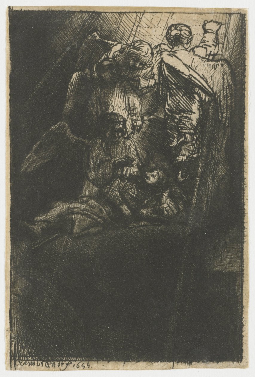 Yakup'un merdiveni by Rembrandt van Rijn