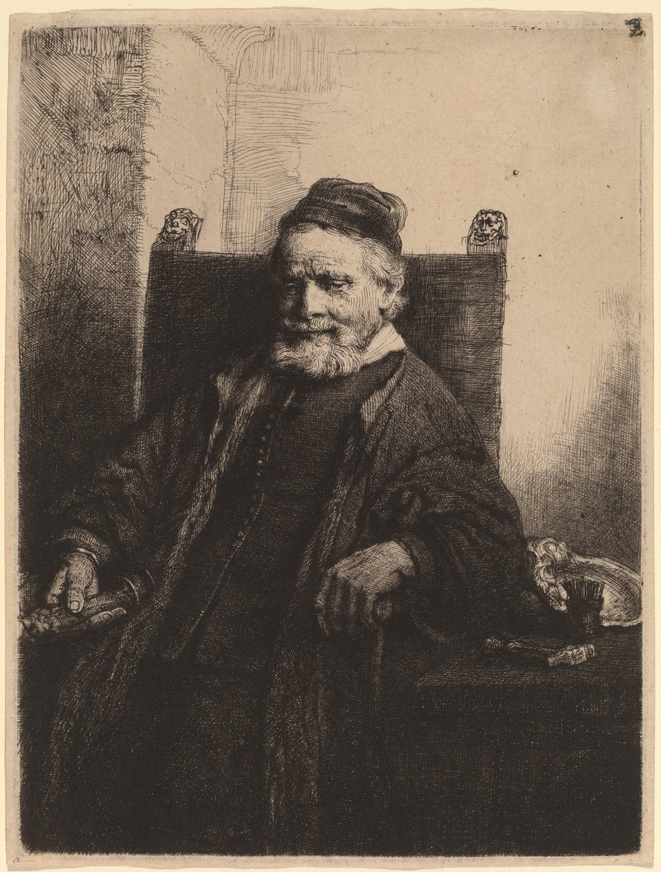 Jan Lutma by Rembrandt van Rijn