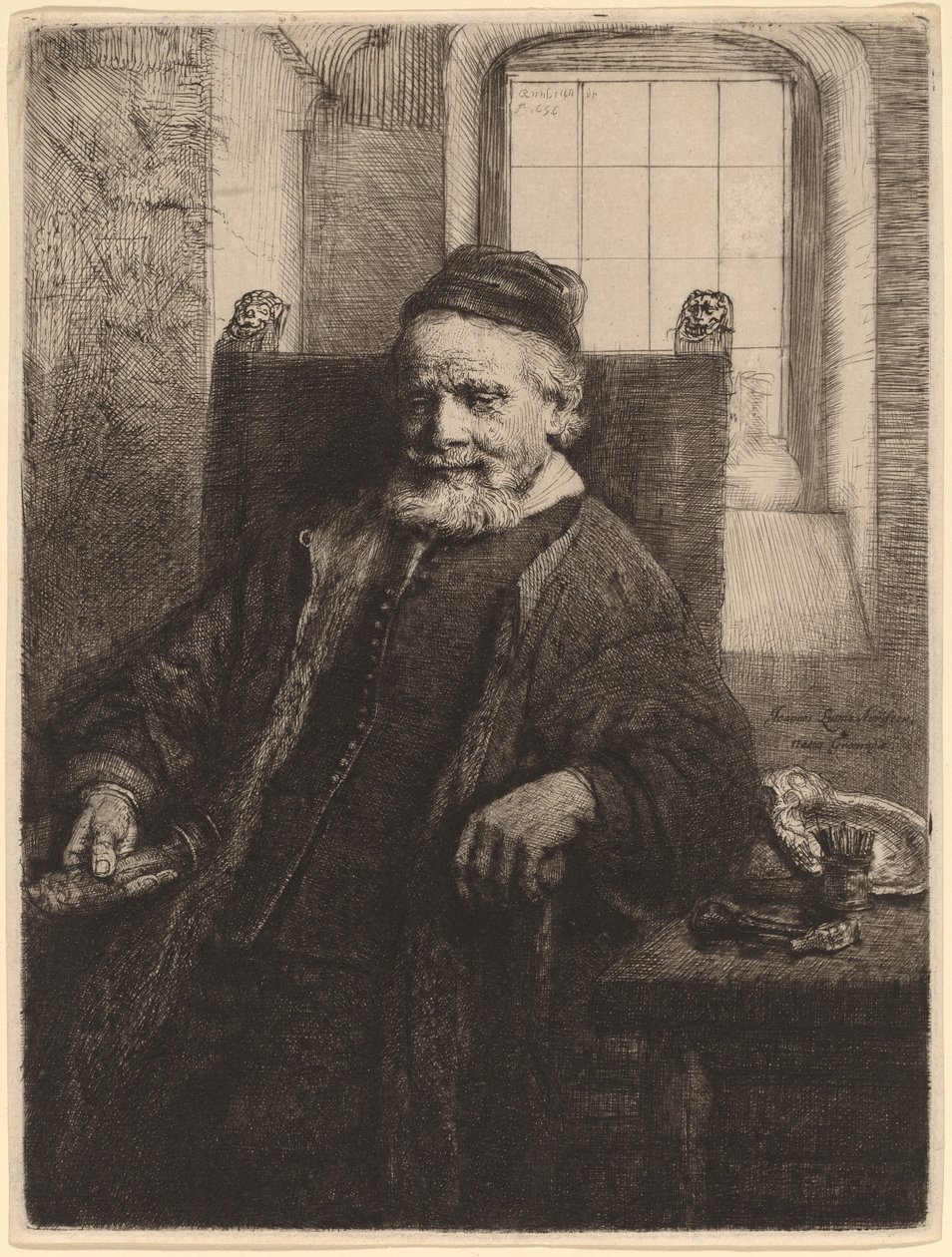 Jan Lutma by Rembrandt van Rijn