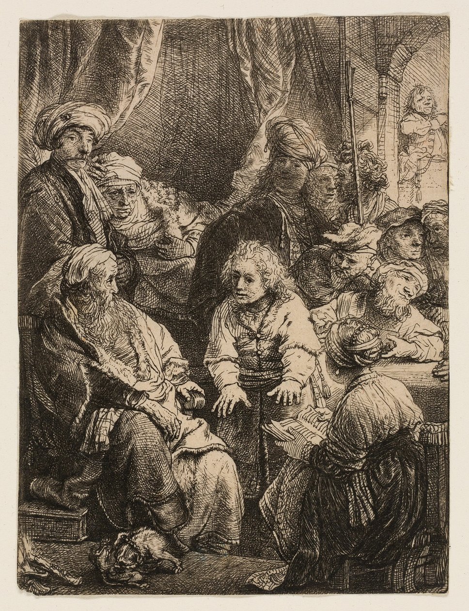 Yusuf Rüyalarını Anlatıyor by Rembrandt van Rijn