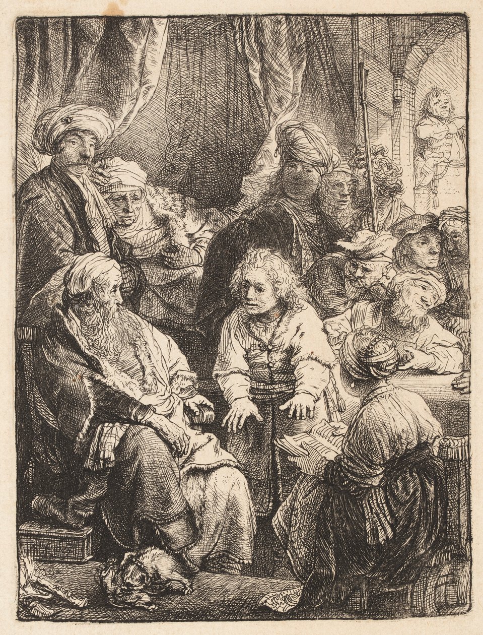 Yusuf Rüyalarını Anlatıyor by Rembrandt van Rijn