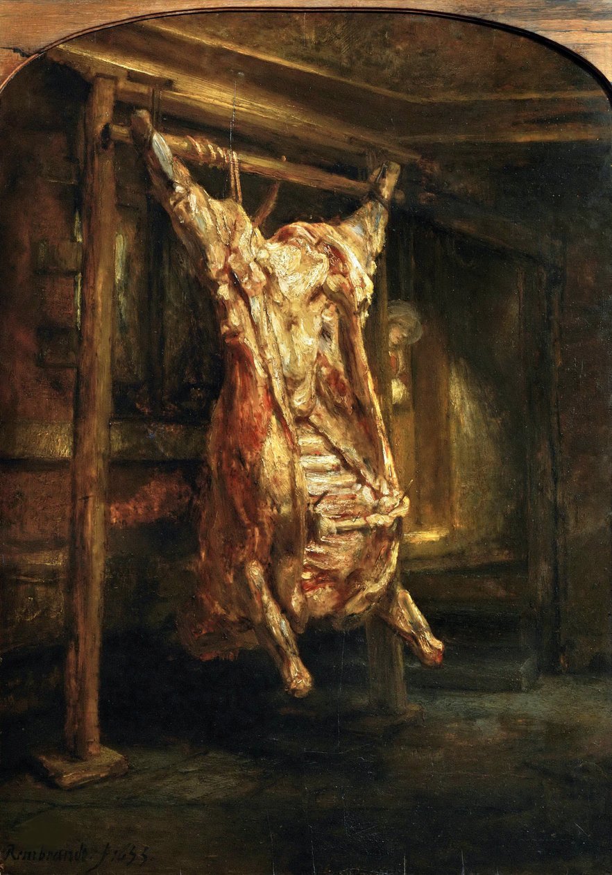 Kesilmiş Öküz, 1655. by Rembrandt van Rijn