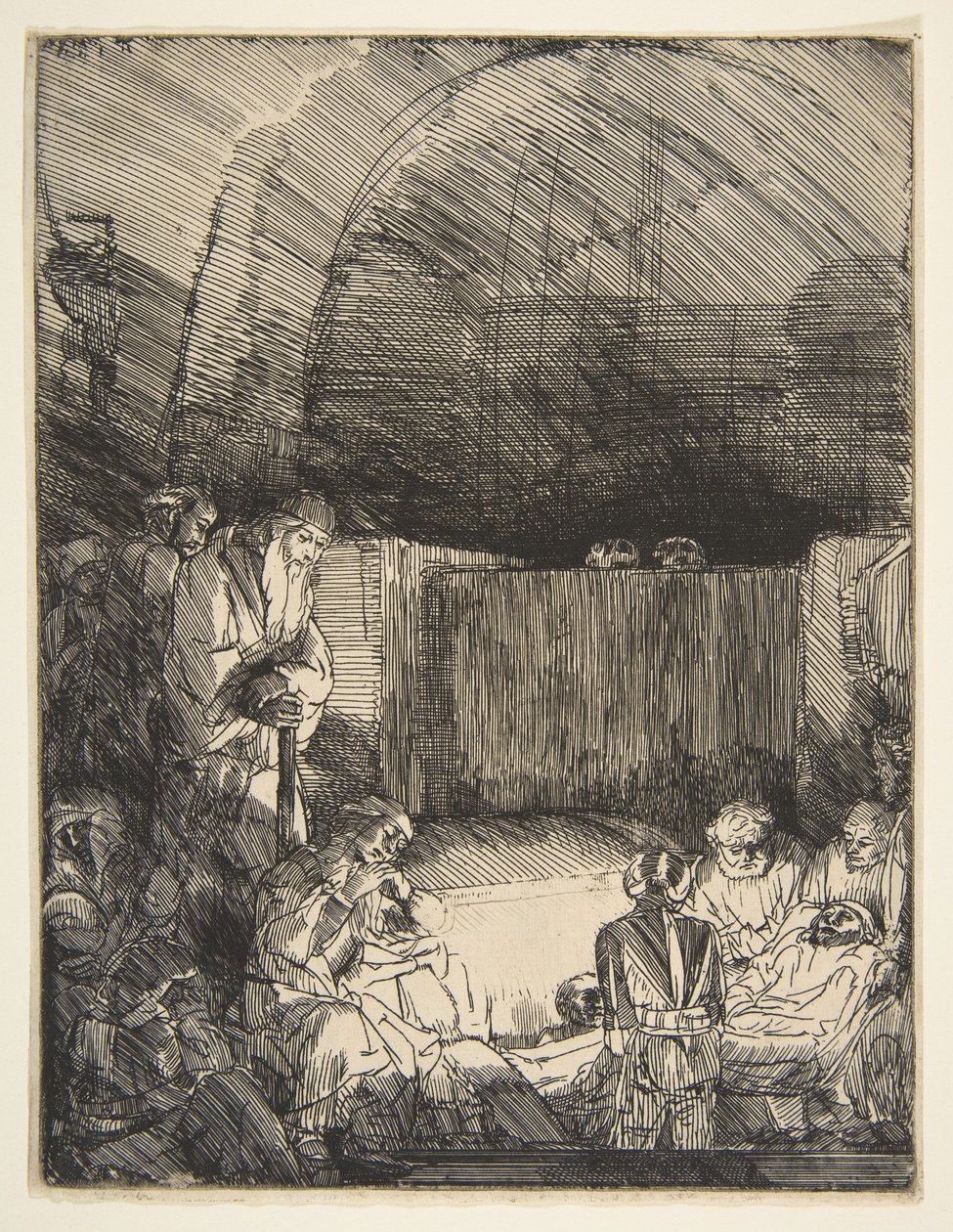Entombment, ca. 1654. by Rembrandt van Rijn