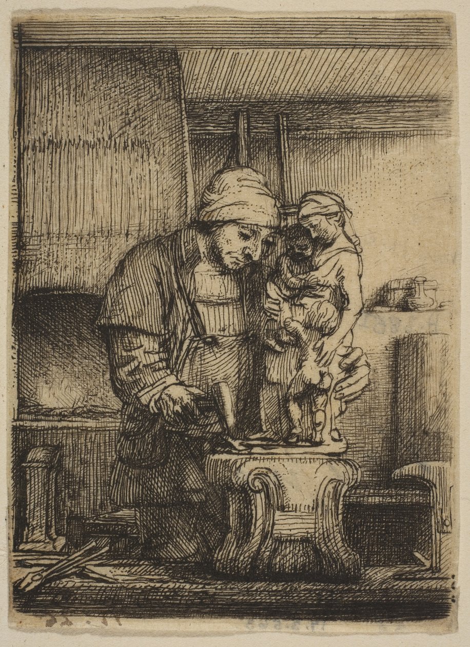 Kuyumcu, 1655. by Rembrandt van Rijn