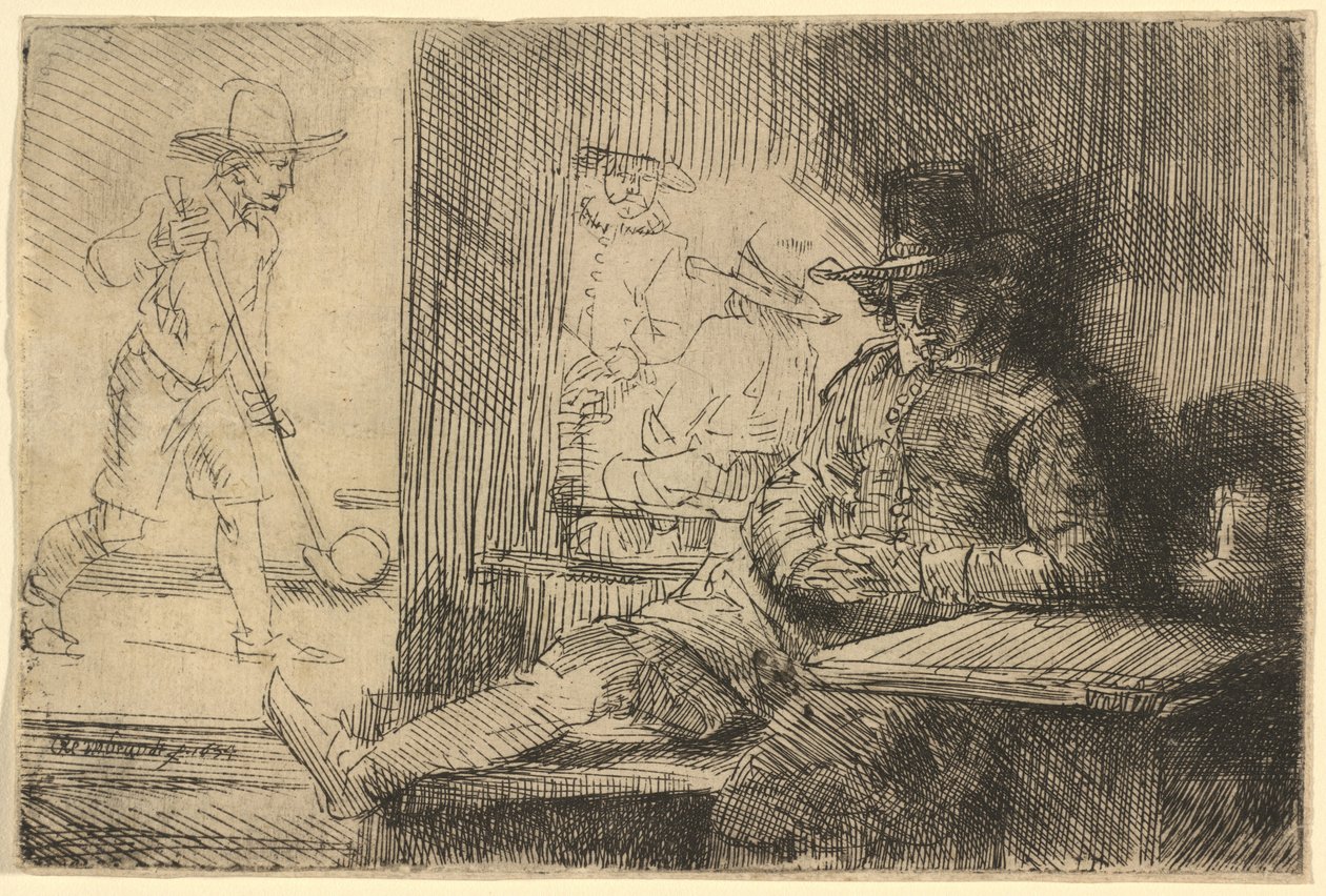 Golf Oyuncusu by Rembrandt van Rijn