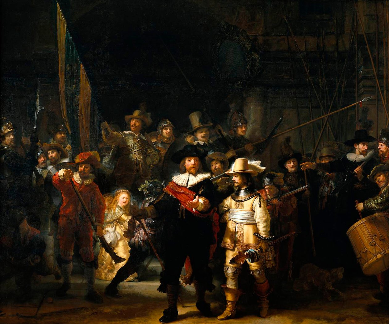 Gece Nöbeti, 1642. by Rembrandt van Rijn
