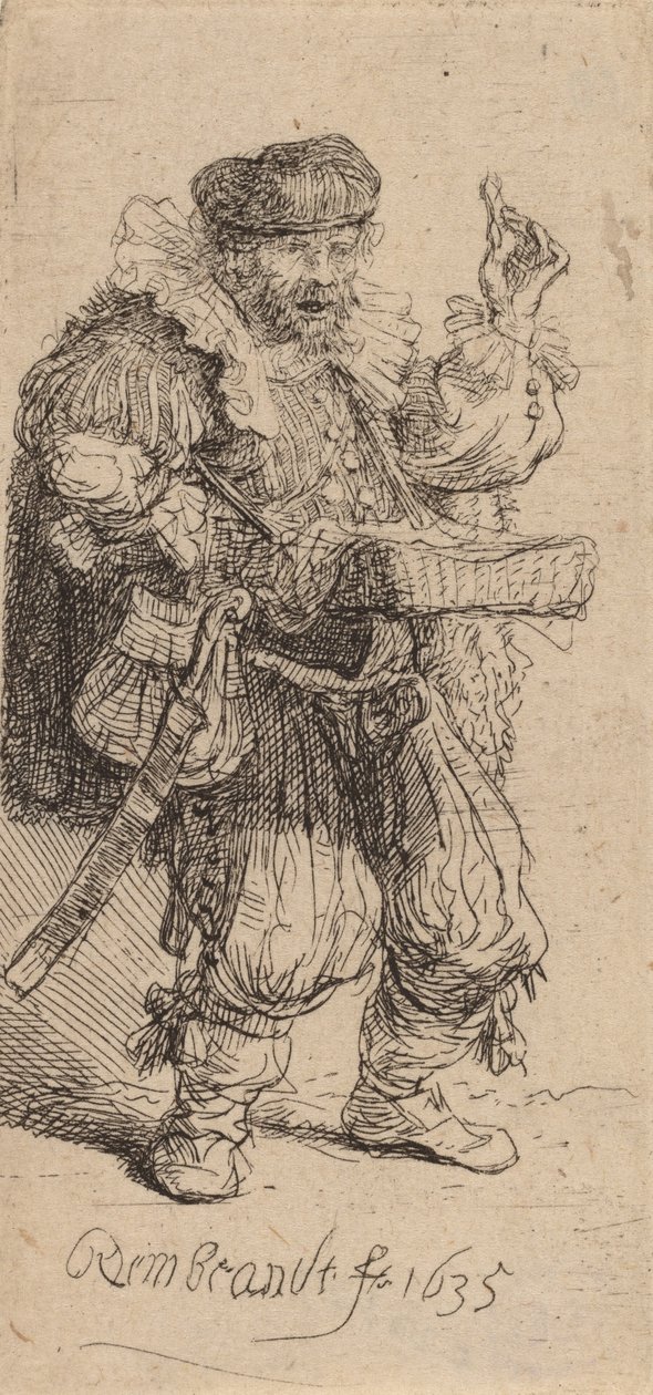 Quacksalver, 1635. by Rembrandt van Rijn