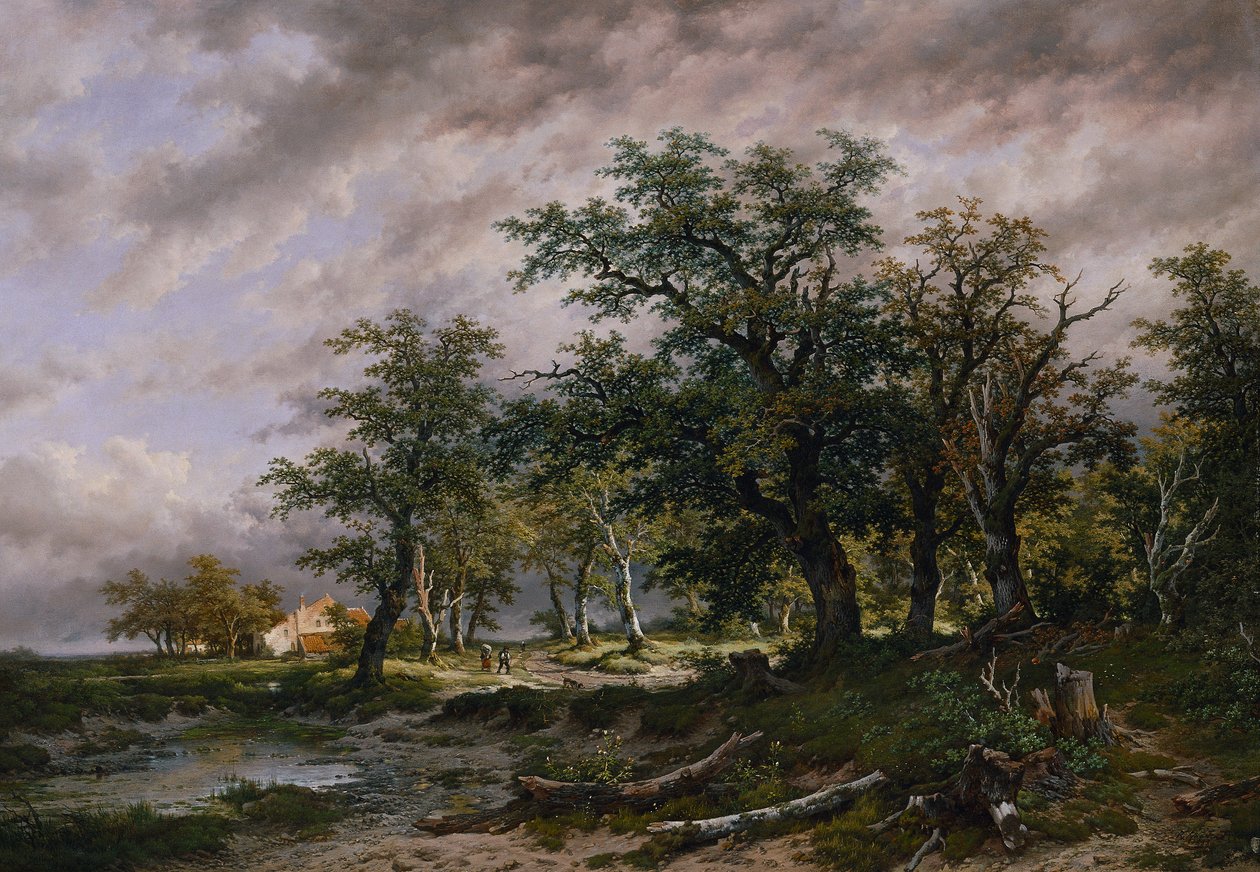 Büyük Hollanda manzarası by Remigius Adrianus van Haanen
