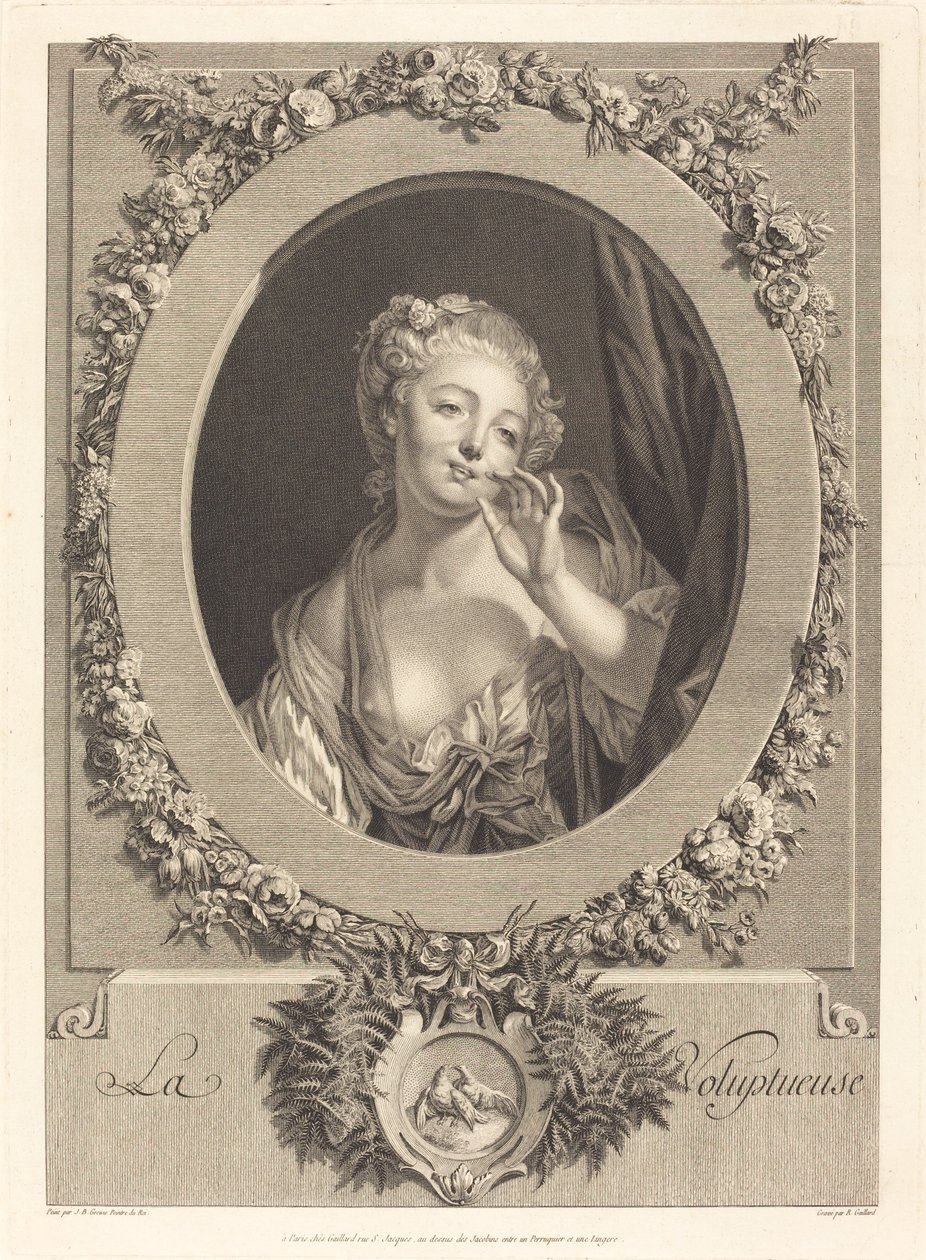 şehvetli by René Gaillard after Jean Baptiste Greuze