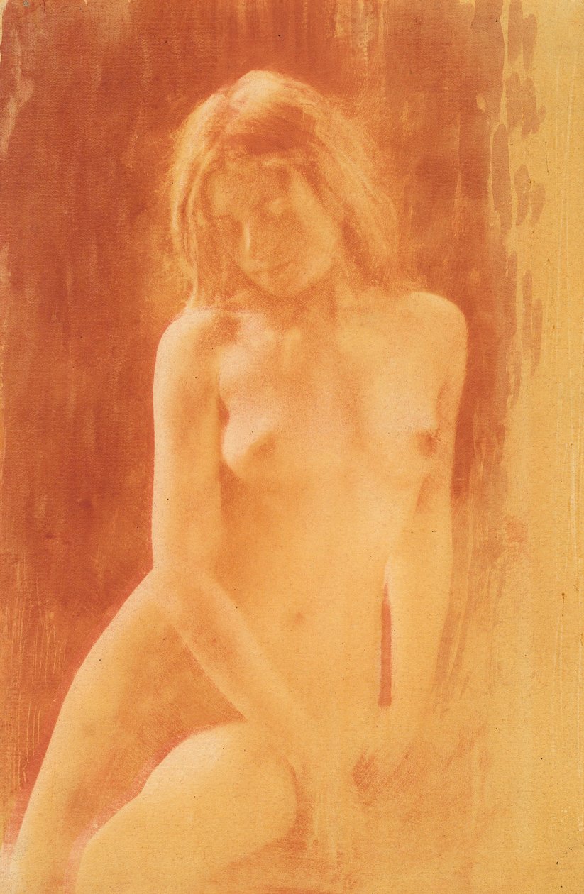 [Turuncu Çalışması], 1904. by René Le Bègue
