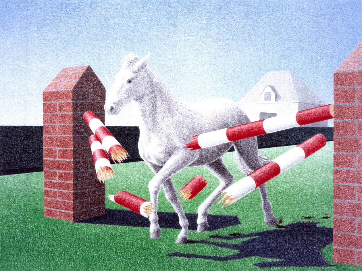 Engel, 2004, Kağıt üzerine renkli karakalem by Rene Boin