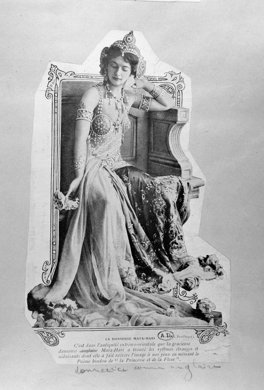 Mata Hari (1876-1917) 1910 by Reutlinger Studio