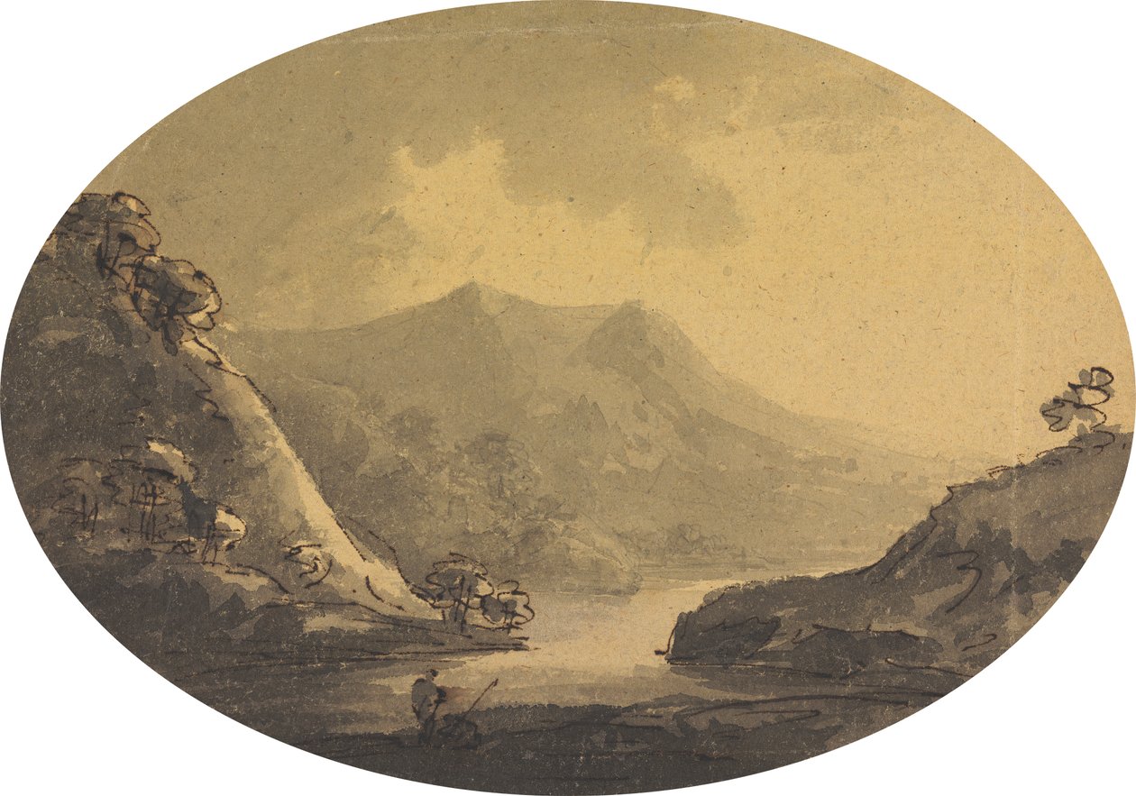 Balıkçı ile Manzara by Rev. William Gilpin