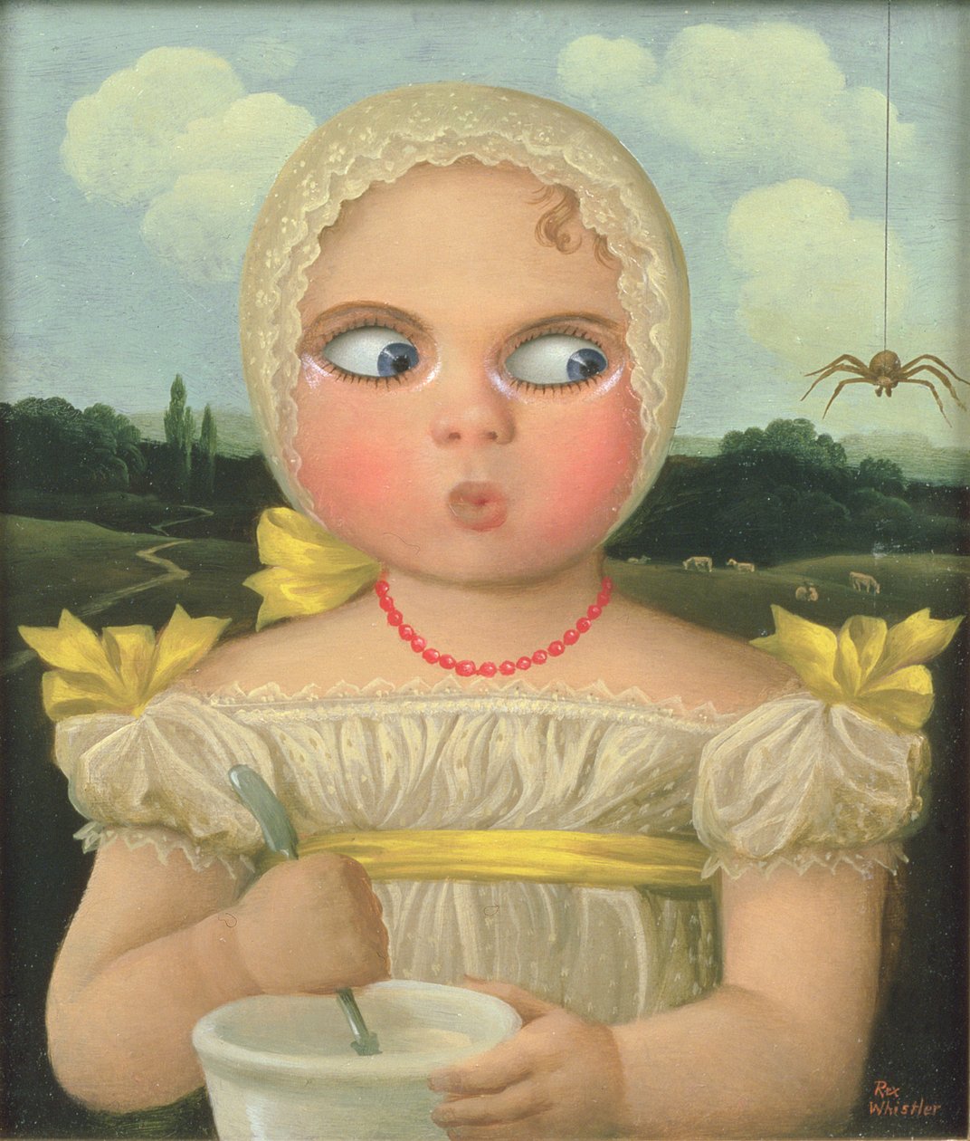 Küçük Bayan Muffet (bkz. 201739) by Rex Whistler