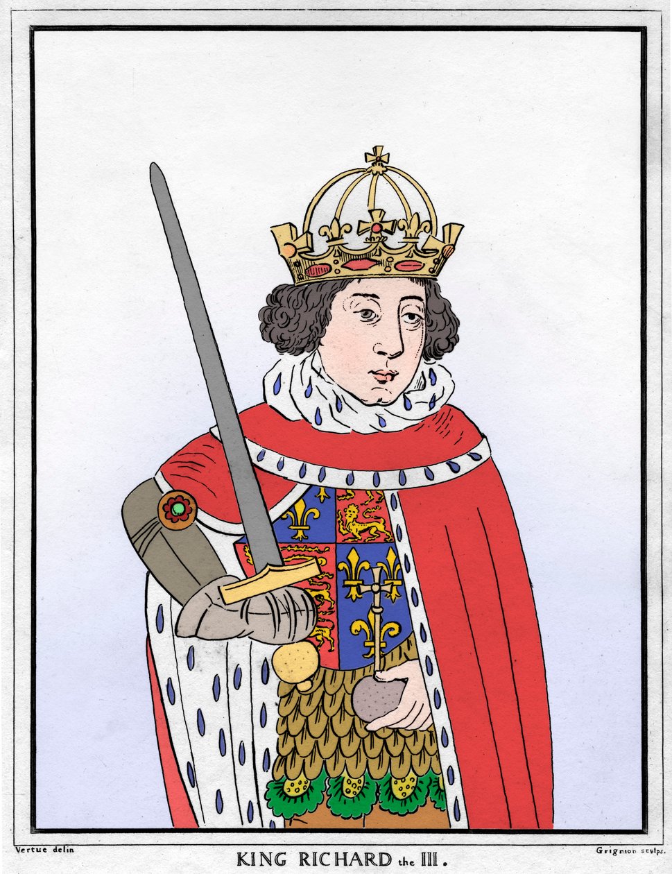 İngiltere Kralı III. Richard, 18. yüzyıl by Reynolds Grignion