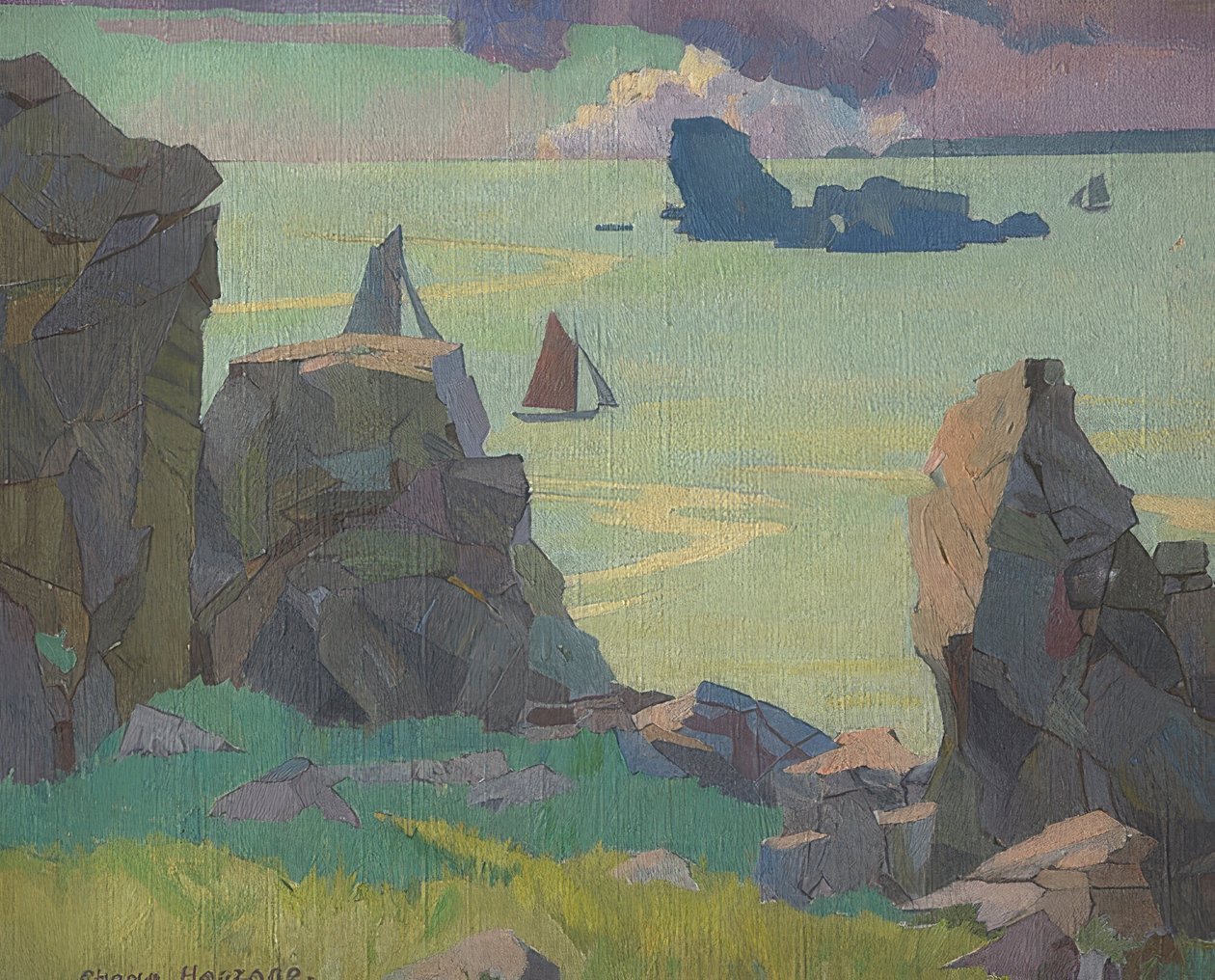 Finistère. 1926 by Rhona Haszard