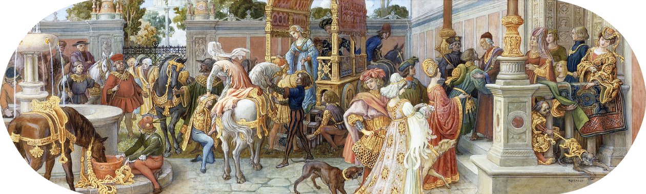 Bir Floransa Festivali: Misafirlerin Gelişi by Ricciardo Meacci