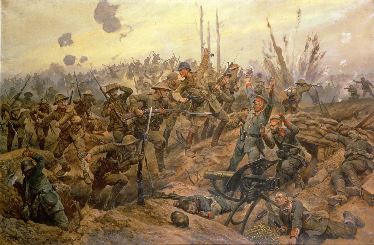 Somme Savaşı by Richard Caton Woodville junior