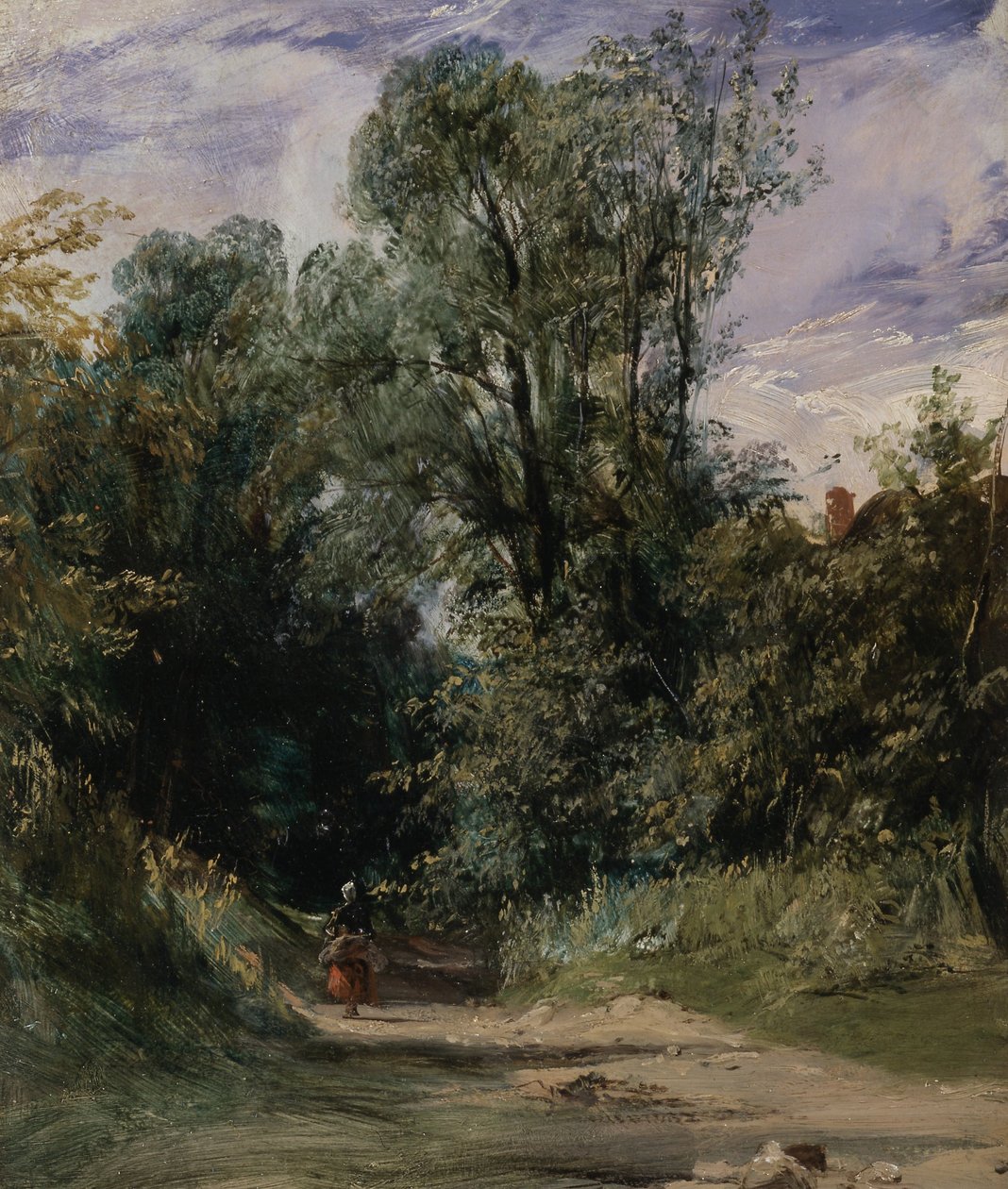 Ormanlık Bir Şerit by Richard Parkes Bonington