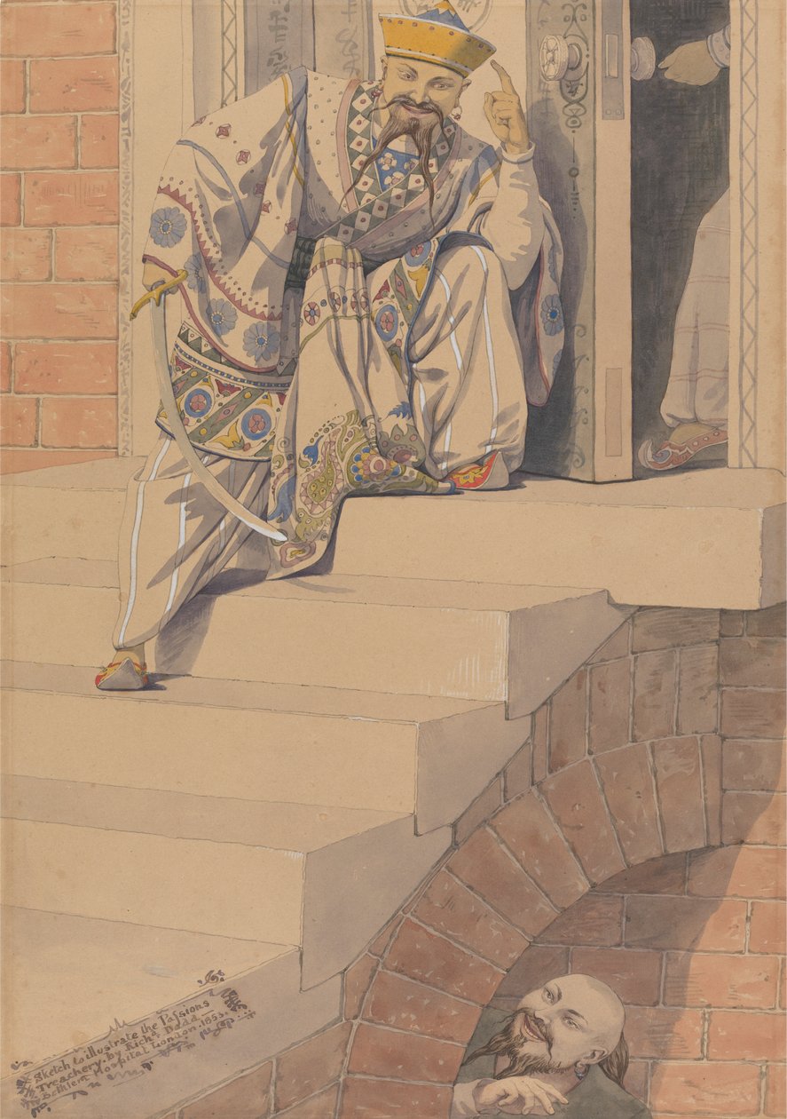 Tutkuları Göstermek İçin Eskiz: İhanet by Richard Dadd
