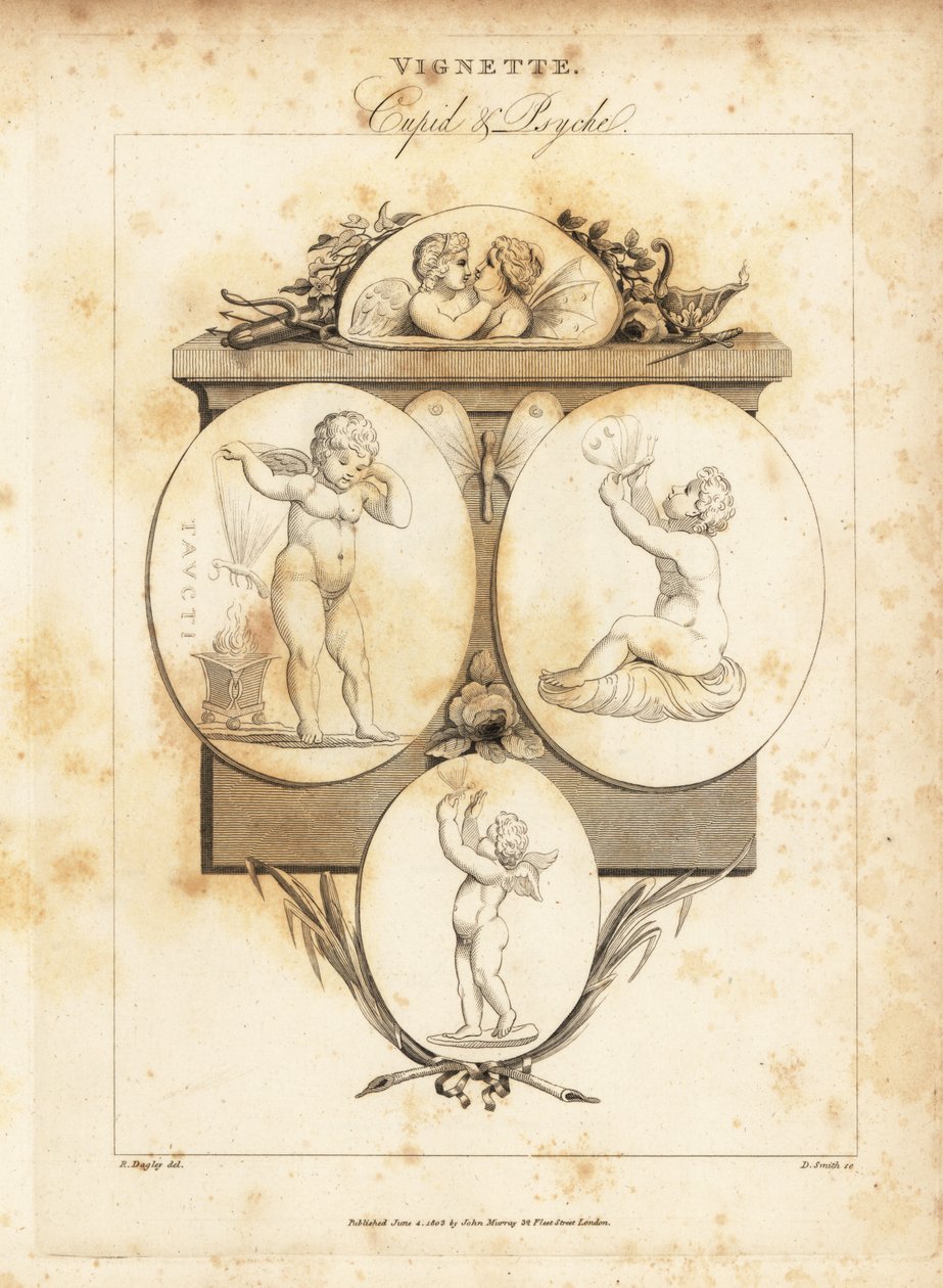 Cupid ve Psyche, 1812
