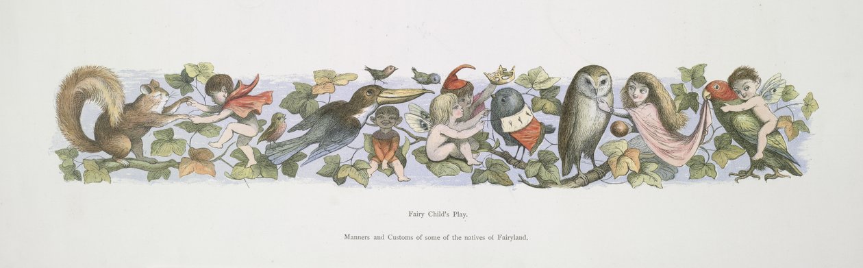 Peri çocuk oyuncağı by Richard Doyle