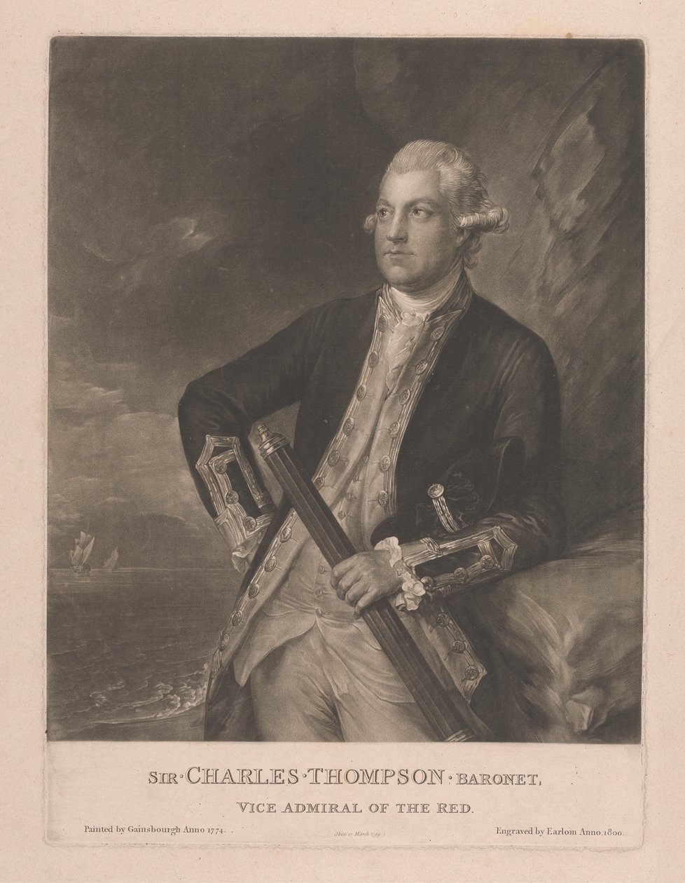 Sir Charles Thompson by Richard Earlom