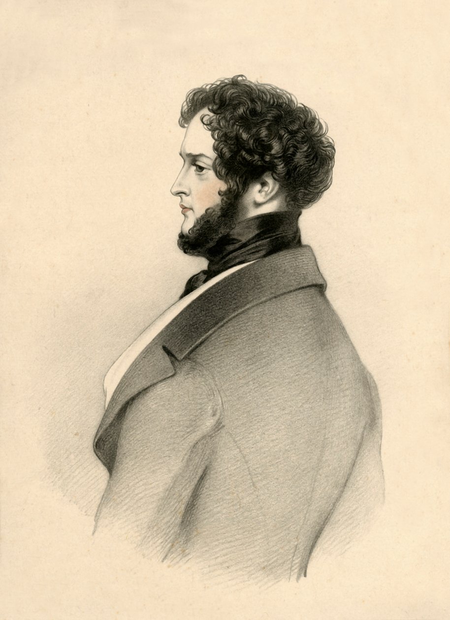 Alfred DOrsay, 1833. by Richard James Lane