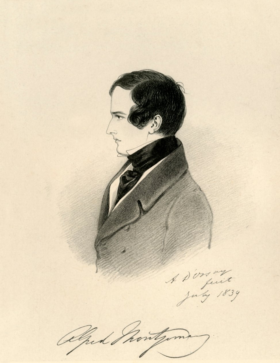 Alfred Montgomery, 1839. by Richard James Lane