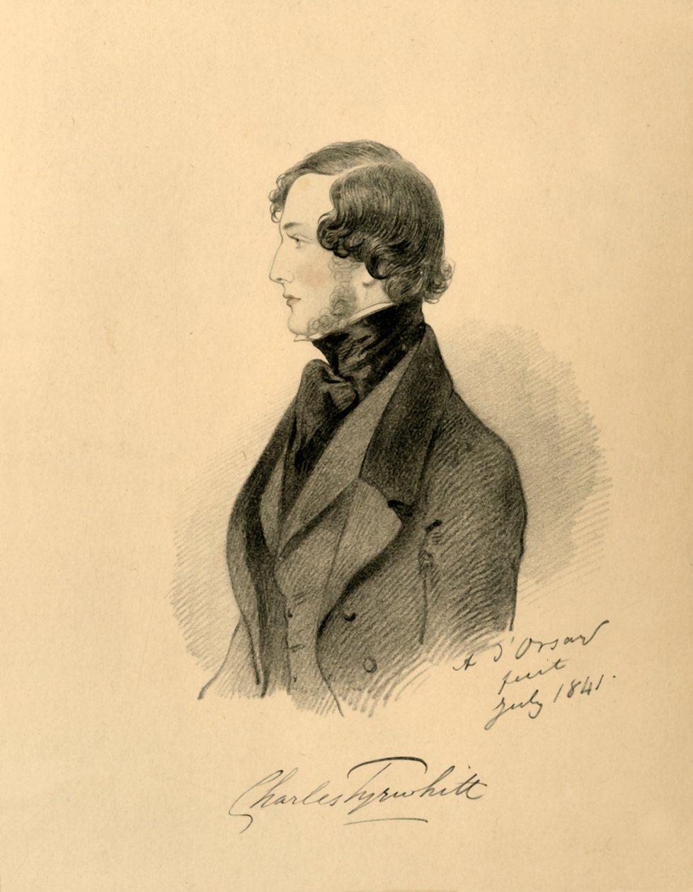 Charles Tyrwhitt, 1841. by Richard James Lane