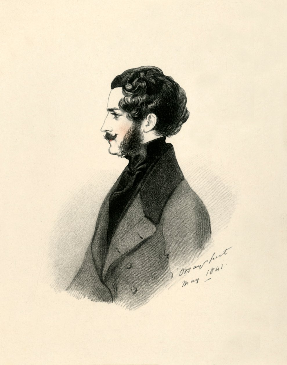 Edmund Aziz John Mildmay, 1841. by Richard James Lane